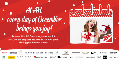 Every day of December is a reason of joy at AFI Cotroceni!